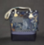 katazome tote with obijime handle