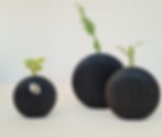Thumbnail: Ebonized Oak Vase Small 