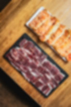 Jamón Ibérico Bellota cortado a mano