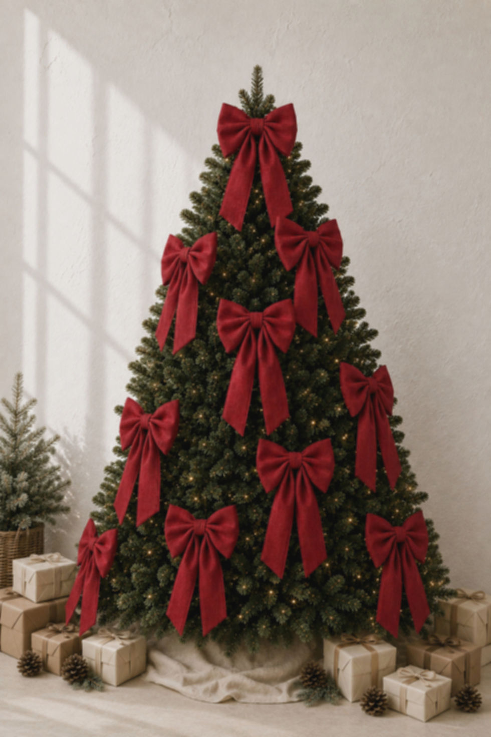 Thumbnail: Christmas Large Bow in Red