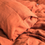 Thumbnail: Stonewashed Linen Terracotta Duvet Set