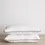 Thumbnail: Artisan Piped Linen Pilowcases White Set of 2