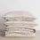 Thumbnail: Artisan Piped Linen Duvet Set Natural 3 piece