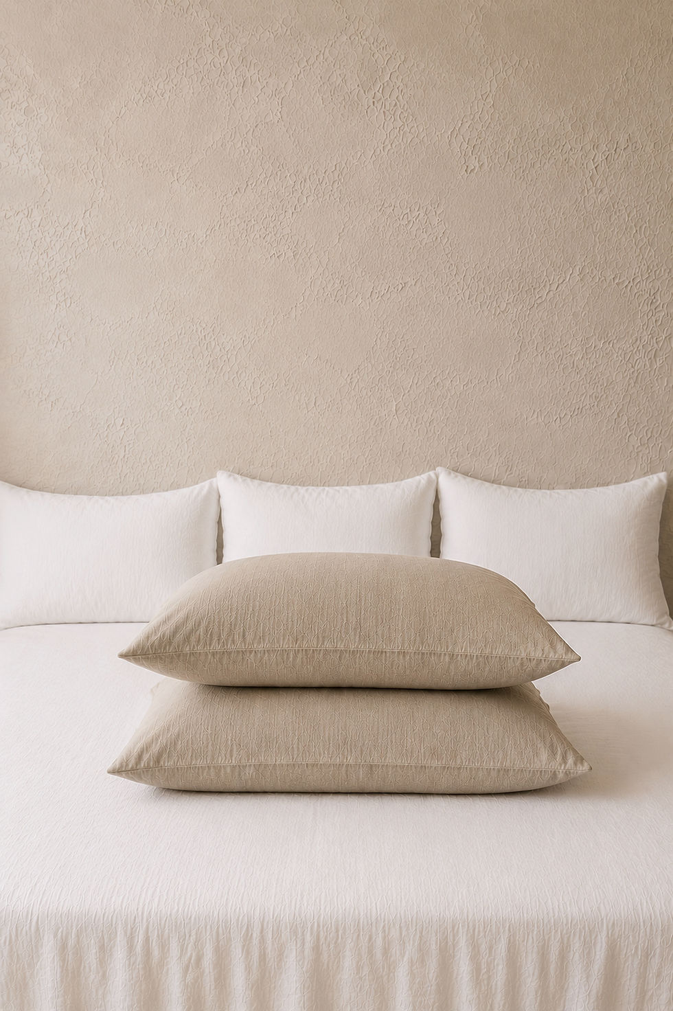 Thumbnail: Diana Linen Cotton Dark Natural Flat Sheet
