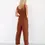 Thumbnail: Sefira Linen Jumpsuit Overalls Tobacco