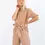 Thumbnail: Cerean Linen Jumpsuit Overalls Caramel