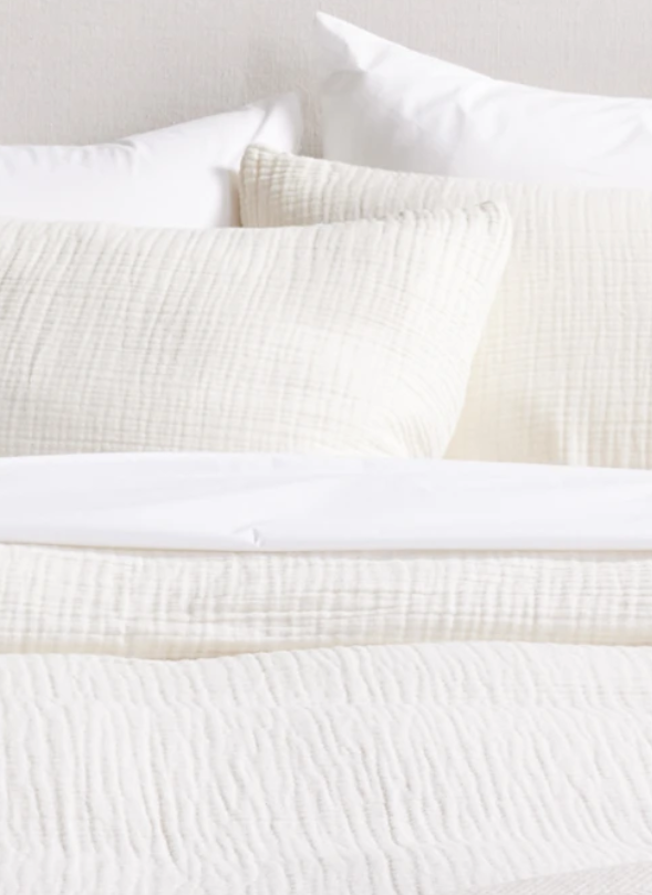 Thumbnail: Cloud Double Gauze Duvet Cover Beige