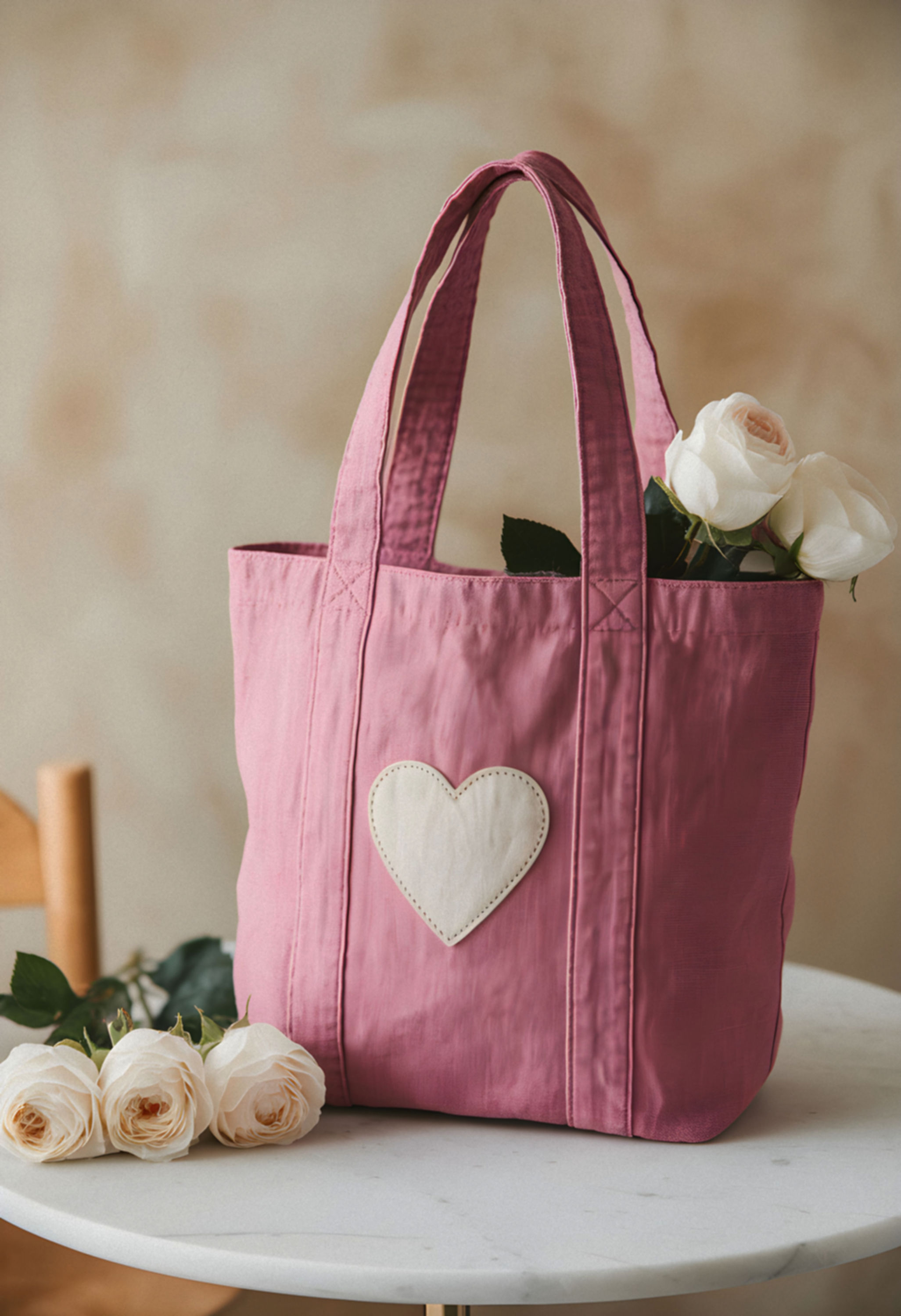 Blush Heart Celina Mini Tote Bag