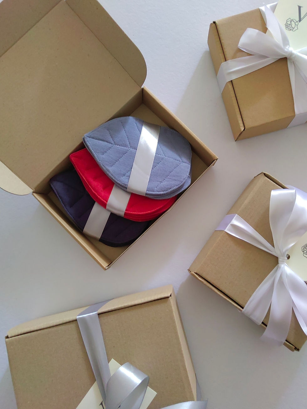 Thumbnail: 3 Sets of 4 Leaf Coasters Gift Set #005