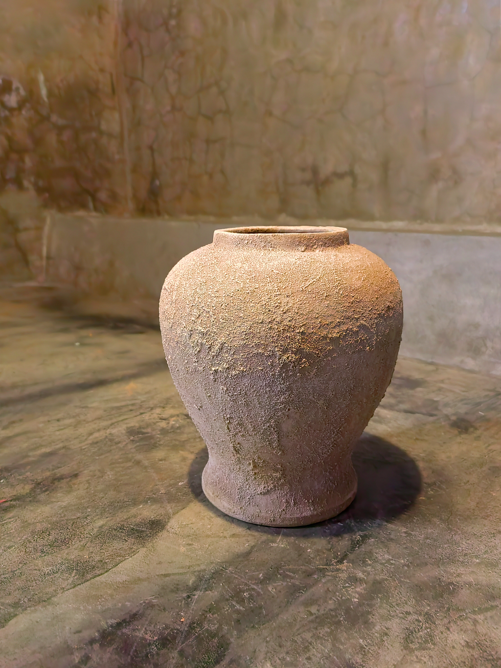 Ginger Jar Textured Vintage Rose (Rustic/Vintage/Hand Finish)