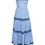 Thumbnail: Veronica Linen Dress Blue Stripe
