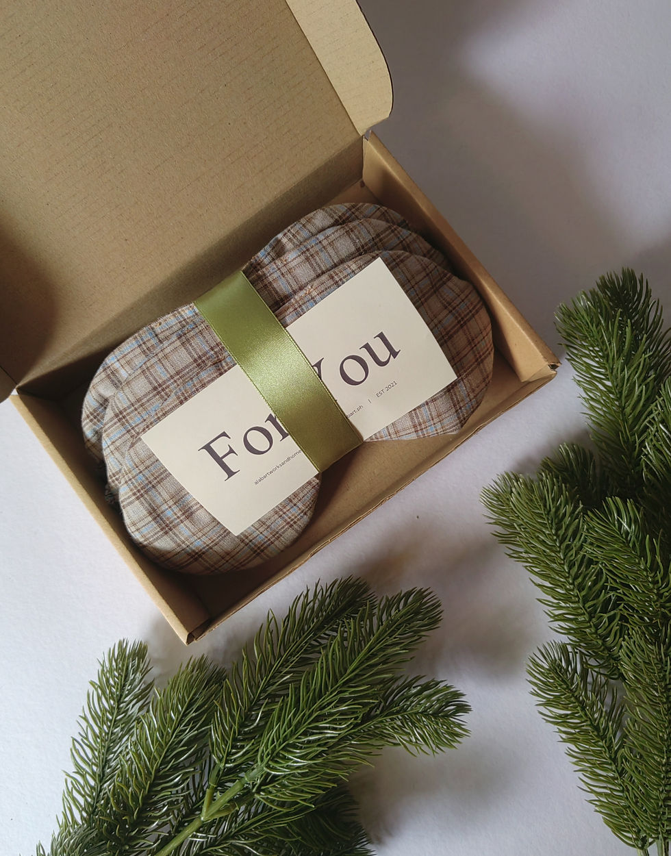 Set of 3 Linen Sleep Mask Gift Set #S2503