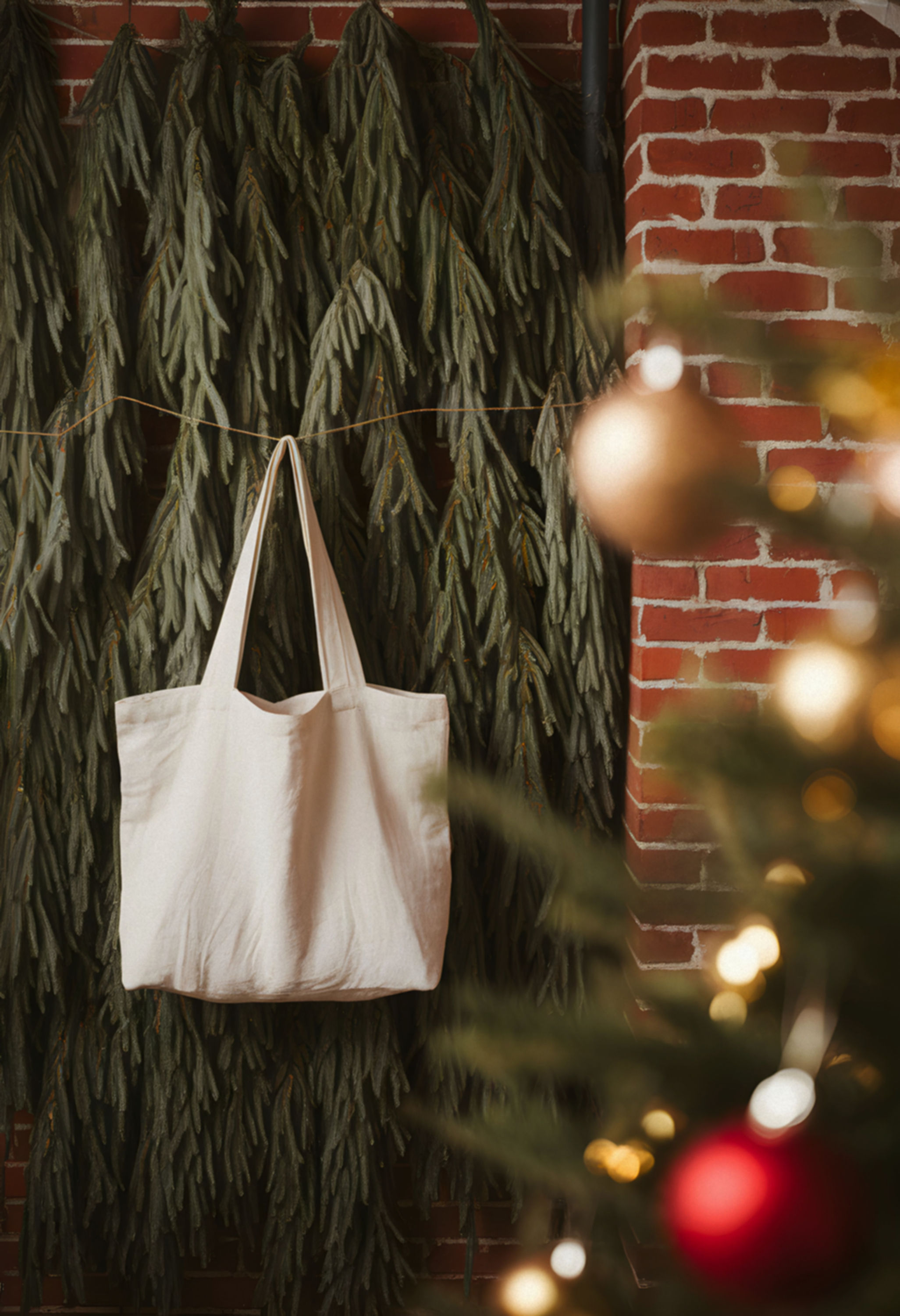 Essential Daily Tote Bag in White