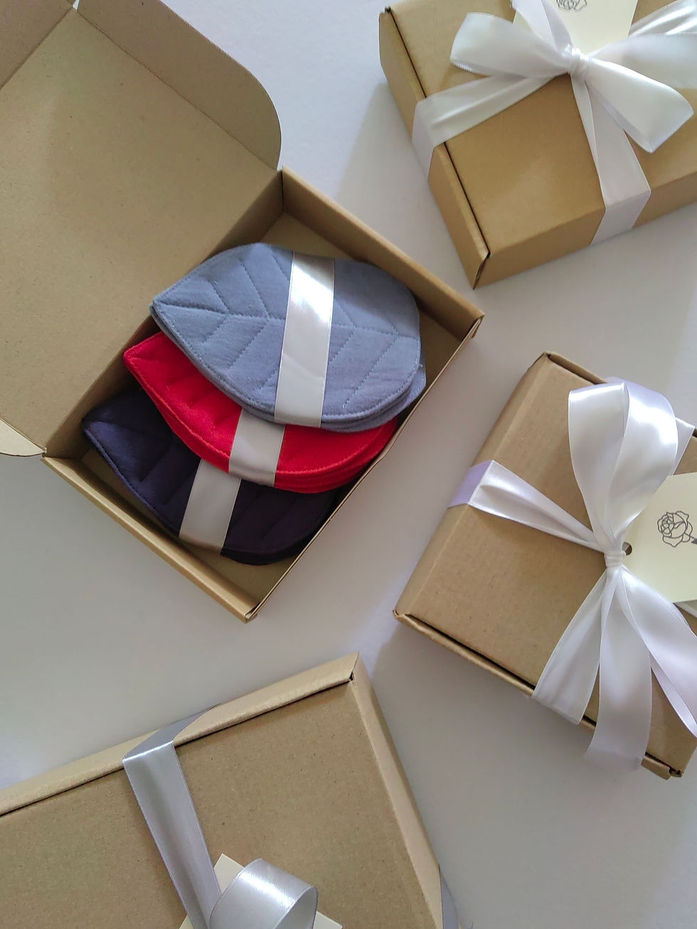 Thumbnail: 3 Sets of 4 Leaf Coasters Gift Set #005