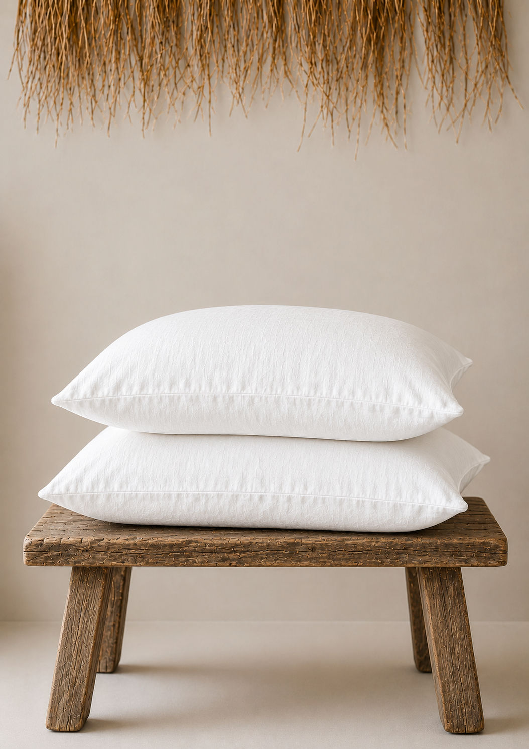 Dela Mara Classic Pillowcase in White