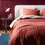 Thumbnail: Diana Linen Cotton Natural Reversible Striped Channeled Quilt Blanket
