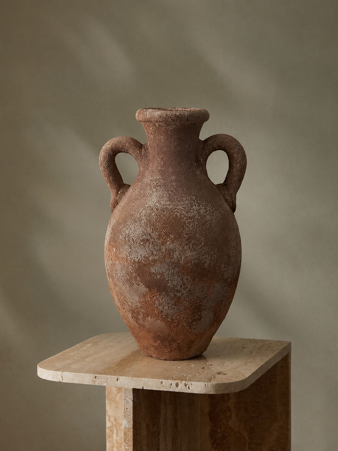 Kashvi Jar in Brown Blend 12.5" H x 6.5" D