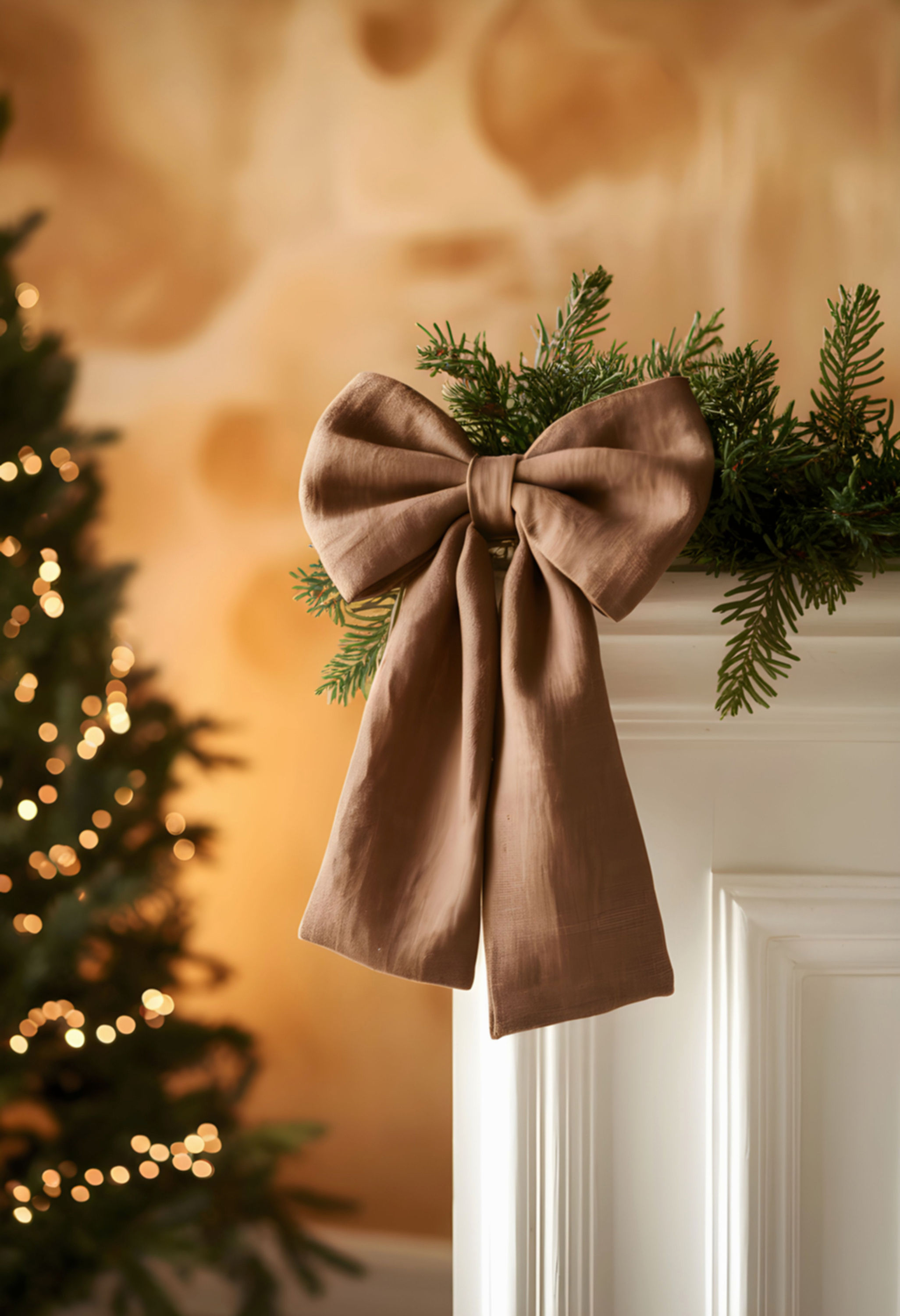 Large Bow (Ribbon) Caramel