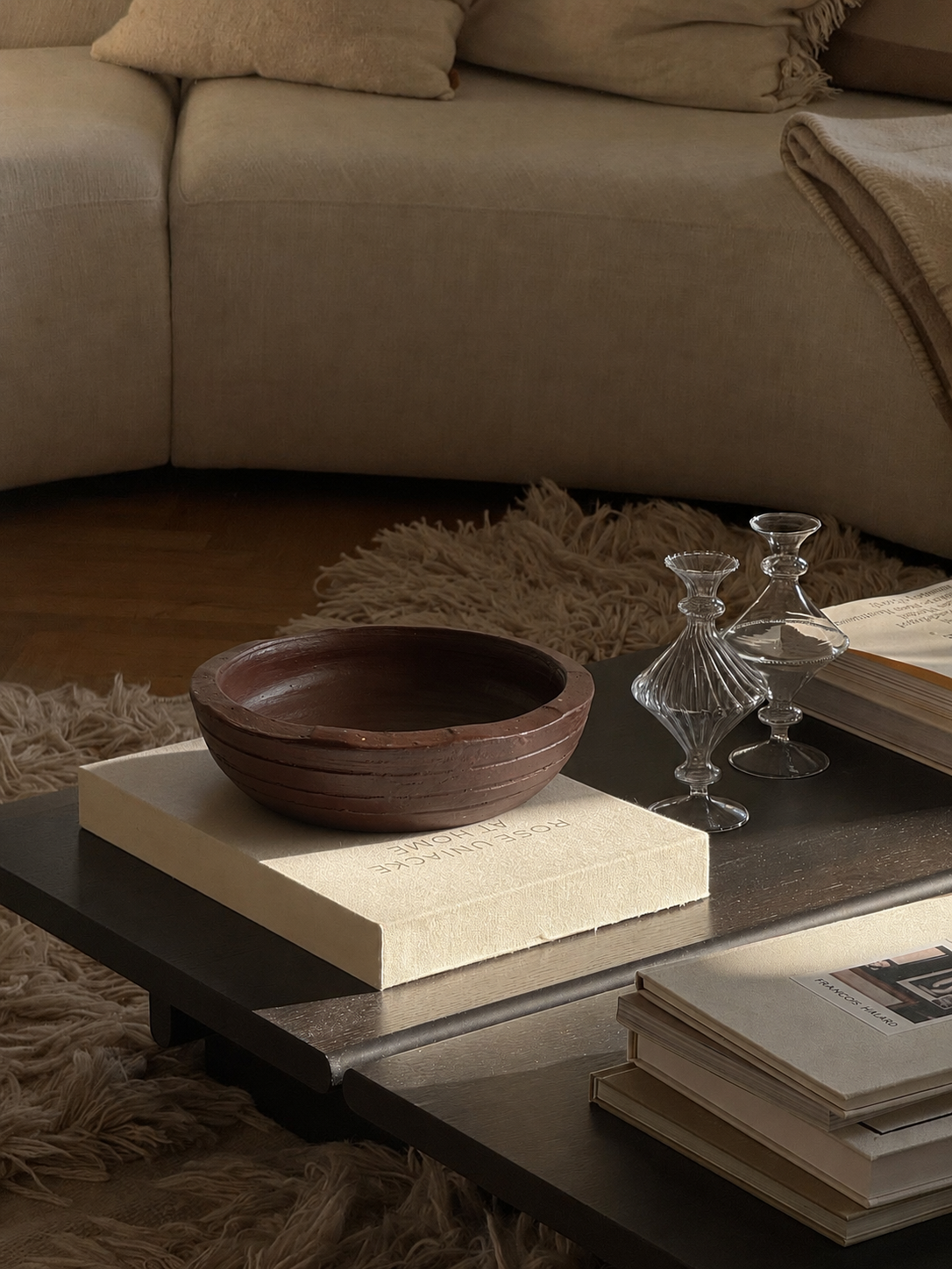 Emery Brown Bowl D11" × H5"