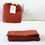 Thumbnail: Diana Linen Cotton Rust Sheet Set