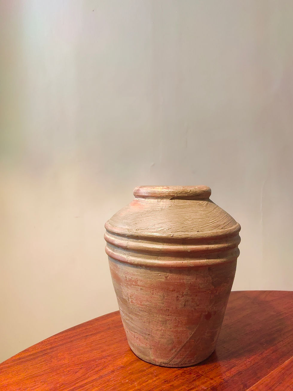 Thumbnail: Vivaan Earthenware, Clay Pot, Vessel - 10"h