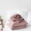 Thumbnail: Diana Linen Cotton Mauve Sheet Set