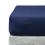 Thumbnail: Soft Linen Navy Blue Fitted Sheet