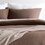 Thumbnail: Cloud Double Gauze Duvet Cover Set Brown