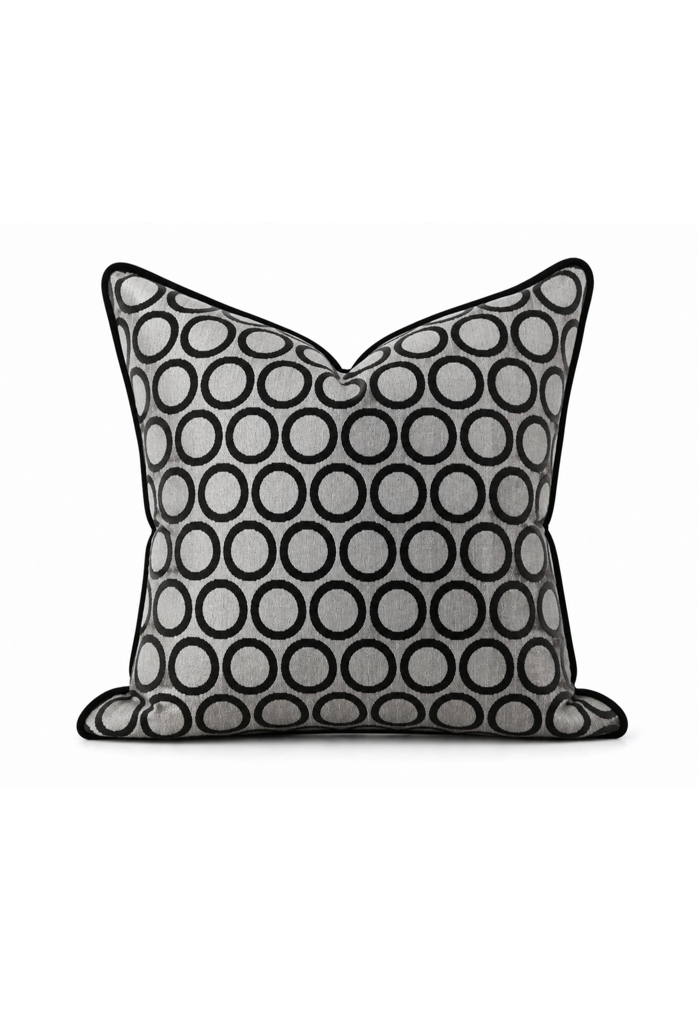 Noir Orbit Brocade Cushion Cover (Set)