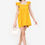 Thumbnail: Mula Linen Slip on Dress Mustard