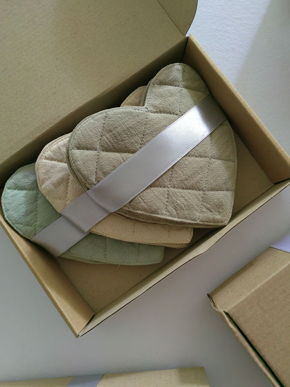 Thumbnail: 3 Sets of 4 Heart Coasters Gift Set #017