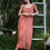 Thumbnail: Lindie Maxi Linen Dress Dark Clay Rust