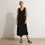 Thumbnail: Naria Black Linen Dress