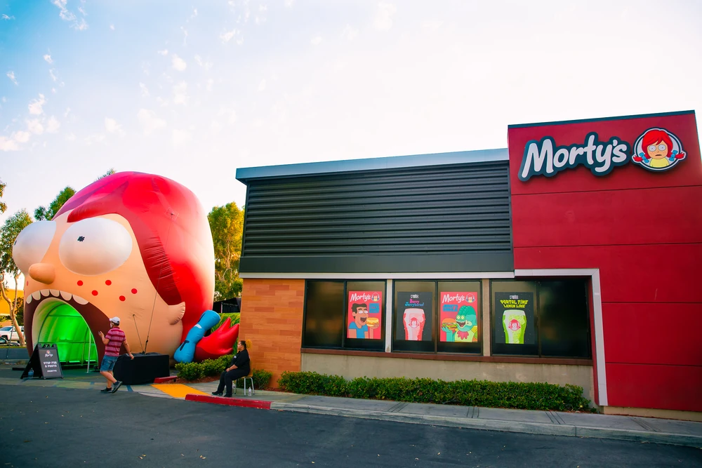Inflatable Wendy's Tunnel