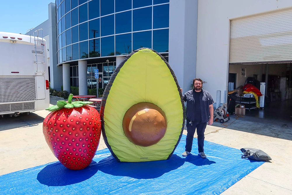 Inflatable Fruit Display
