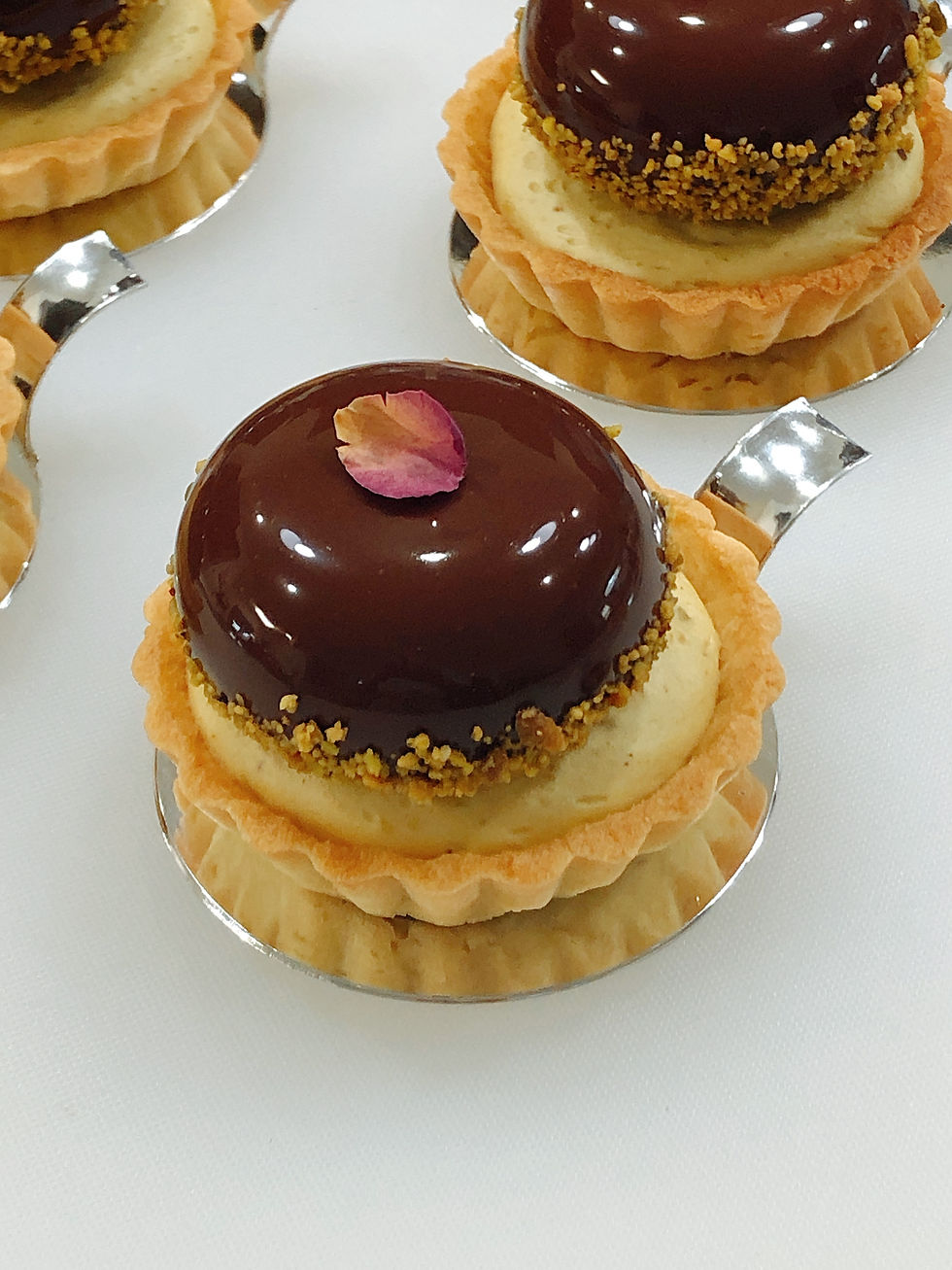 Orange Bavarian & Dark Chocolate  Mini Tart (12 units)