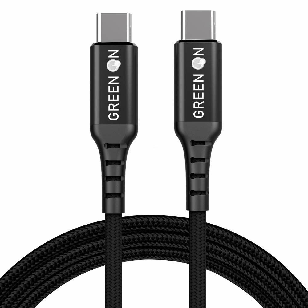 Schnellladefähiges Dual Cable USB-C to USB-C Kabel (1,2 Meter, 60 Watt) in elega
