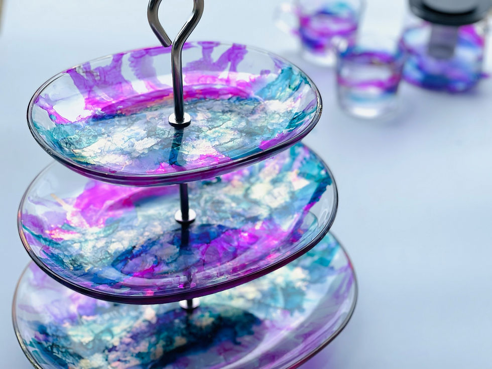 NEW FARM - MK Cafe - Decorate own 3 tier high tea tray