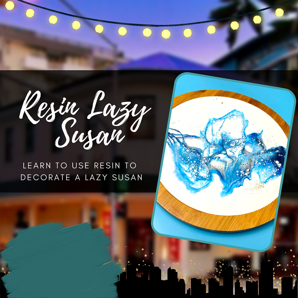 FORTITUDE VALLEY -The Sound Garden- Resin decorated Lazy Susan!