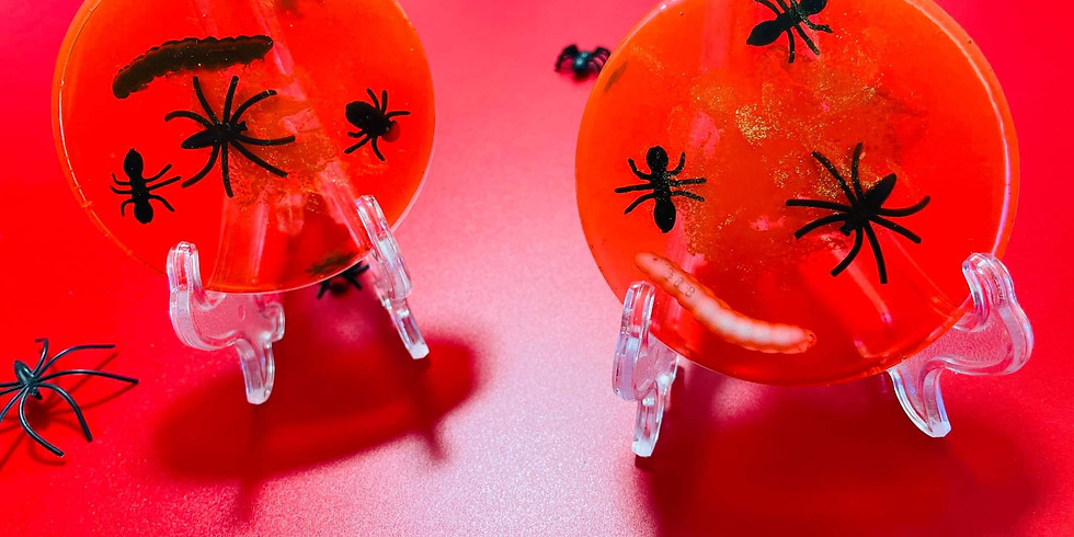 Nundah, The Royal - Learn to make 6 Spooky Halloween Resin Coasters