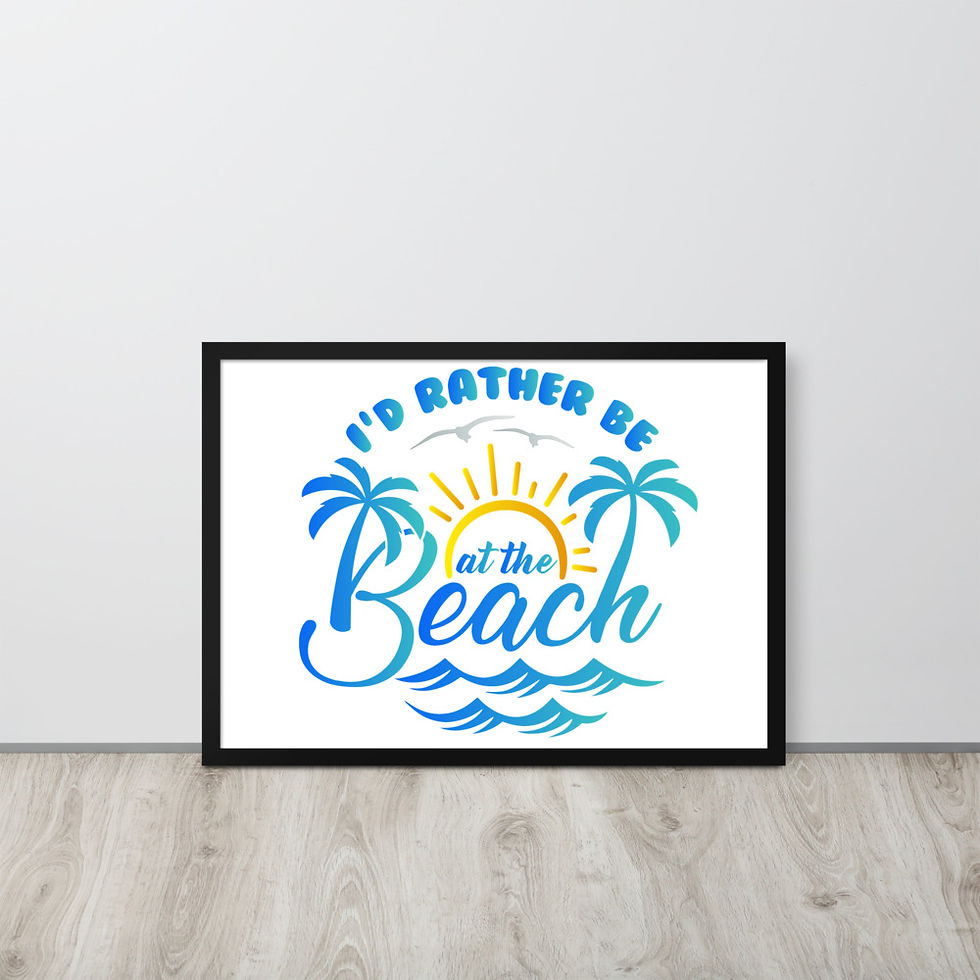 Thumbnail: Framed matte paper poster