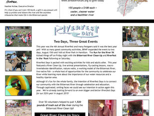 End of Summer Newsletter