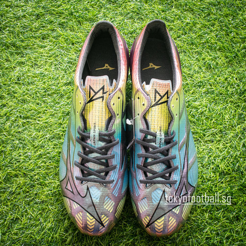 Mizuno Alpha Ⅱ JAPAN Mizuno Alpha II Made in Japan Firm Ground - Black/Galaxy