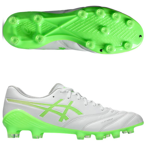 最新ASICS DS LIGHT X-FLY 6 ASICS Soccer Cleats DS LIGHT X-FLY 6 White/Green Gecko