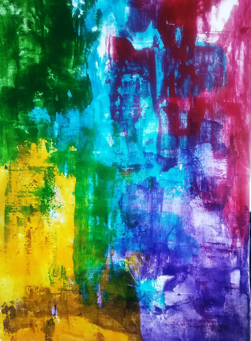 Colourful abstract painting