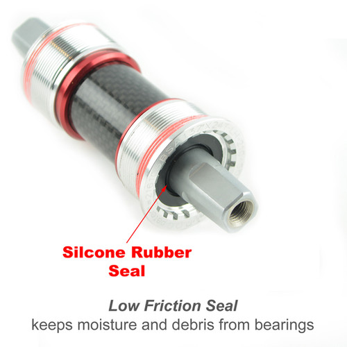 RACE-Lite Titanium Ti Ceramic JIS 2.0° Square Taper Bottom