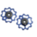 Thumbnail: Ti Ceramic Derailleur Pulley Set: Fit SRAM 11 speed ROAD