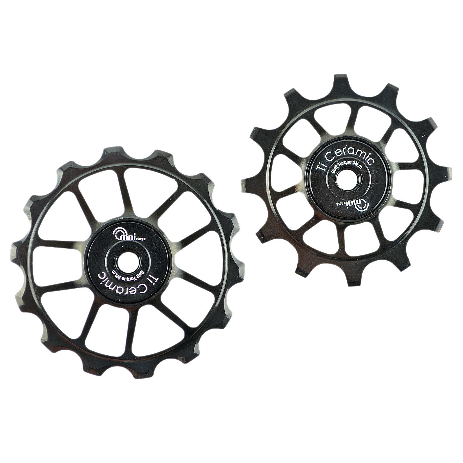 RACE-Lite OVERSIZE Ti Ceramic Derailleur Pulley Set for Shimamo/Sram 11-12 Speed