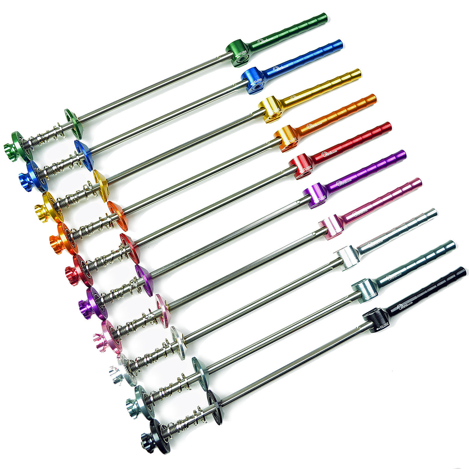 RACE-Lite Y-Cut Titanium Road Mountain Wheel Skewer Set