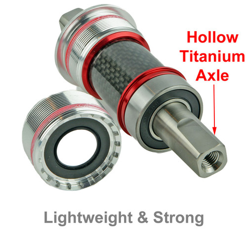 RACE-Lite Titanium ISO Square Taper Bottom Bracket Omni Racer